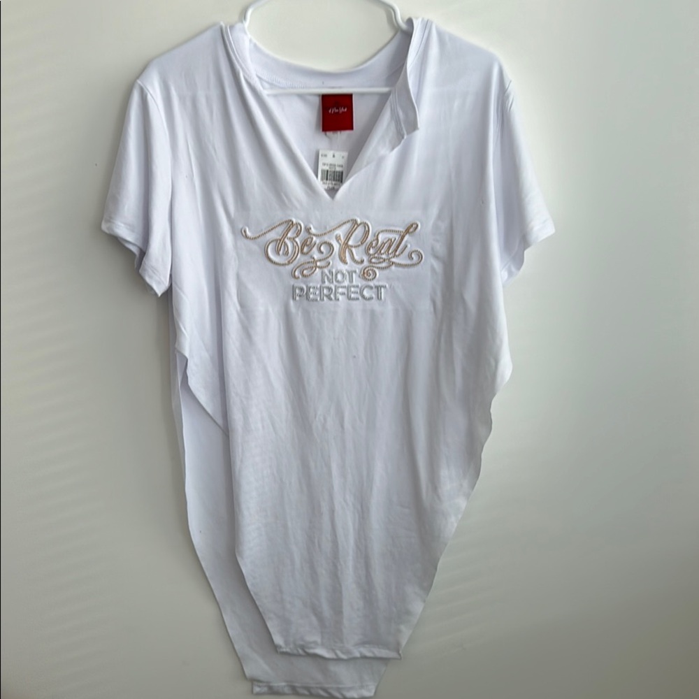White Graphic T-Shirt size 1X
